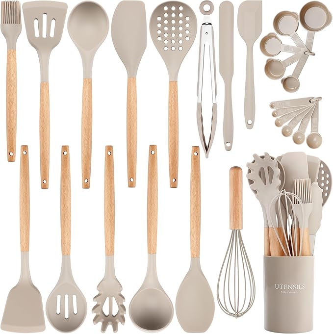 26 Pcs Silicone Cooking Utensils Set