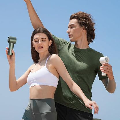 JISULIFE Portable Handheld Fan, Speed Adjustable Turbo Mini and 3600mAh Battery