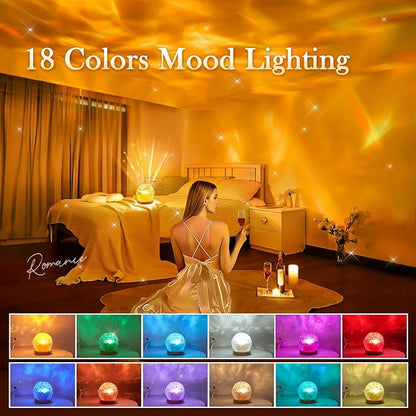 Trendy Valentine's Day Gifts for Teen, 18 Colors Northern Lights Projector Mood