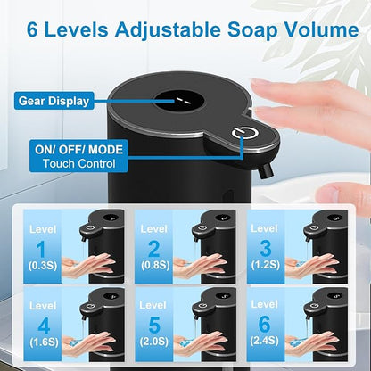 OHIFAST 2 Pack Automatic Liquid Soap Dispenser Touchless, USB Rechargeable