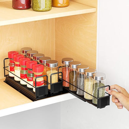 SpaceAid Pull Out Spice Rack Organizer