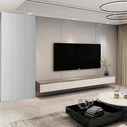 Art3d 8-Pack WPC Slat Wall Panel