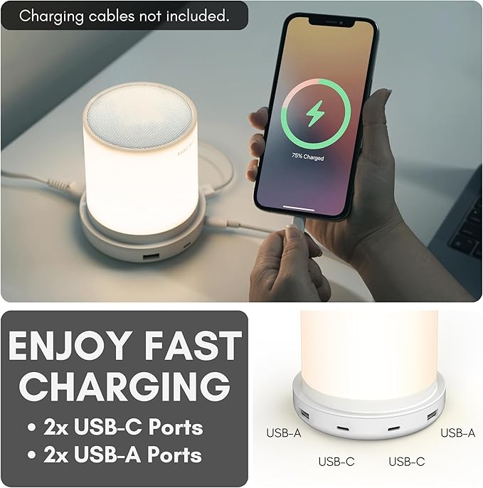 Macally Small Bedside Lamp
