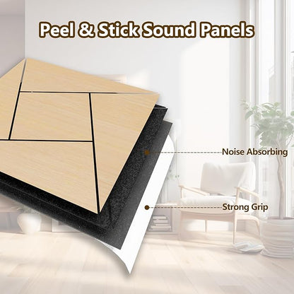 ARMURO 4 Packs Acoustic Wall Panels