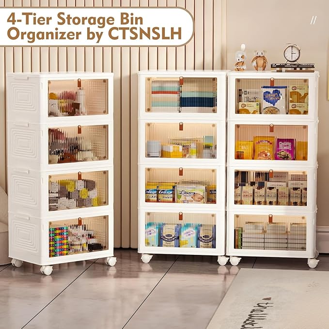 CTSNSLH 4 Tier Plastic Storage Bins
