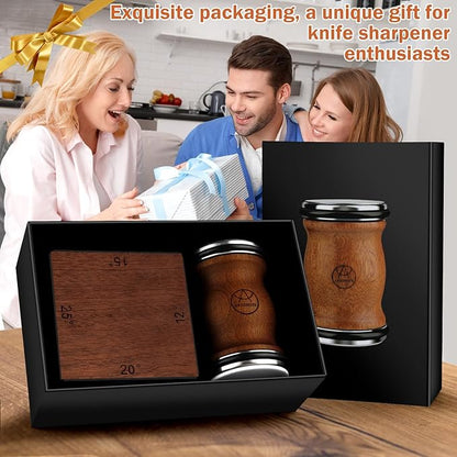 Rolling Knife Sharpener Tool Kit, Diamond&Ceramic Knife Sharpening System Set