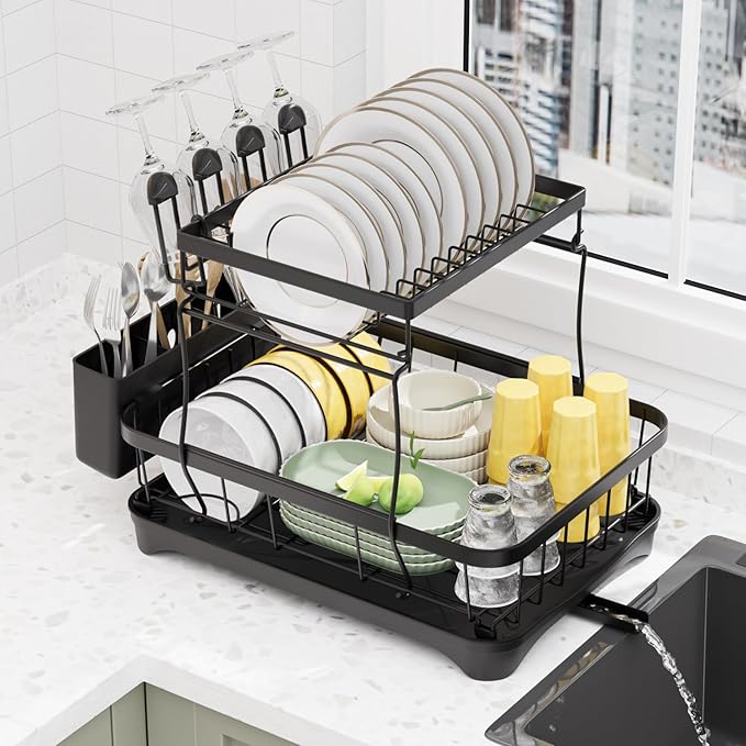 LIYI Dish Drying Rack, Large Dish Rack