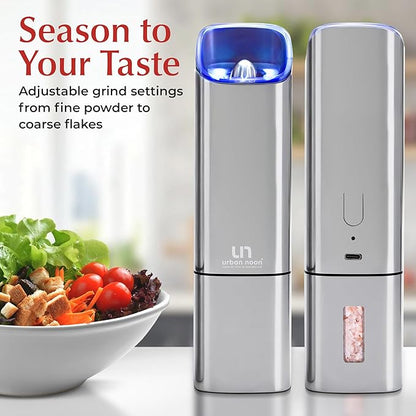 Automatic Salt and Pepper Grinder Set