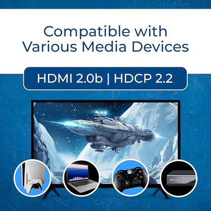 OREI 4K 1x4 HDMI Extender Splitter