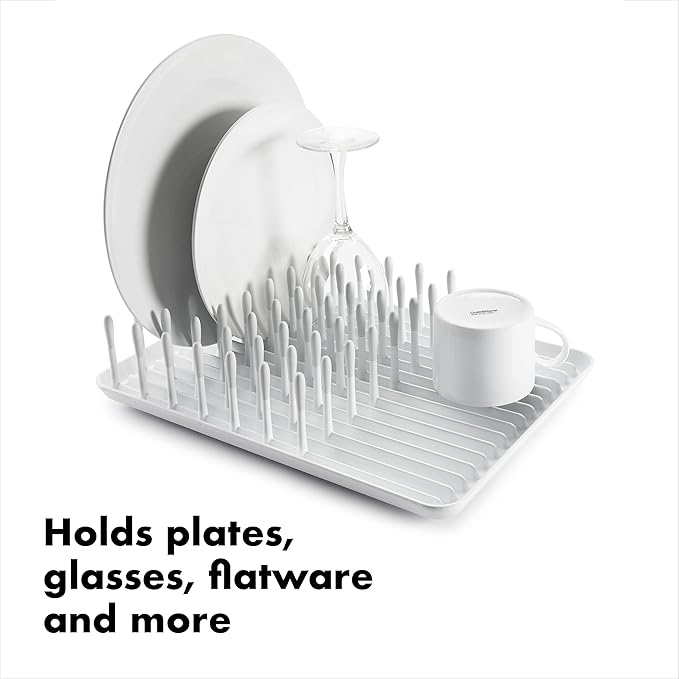 OXO Good Grips Compact Dish Rack Biscuit |