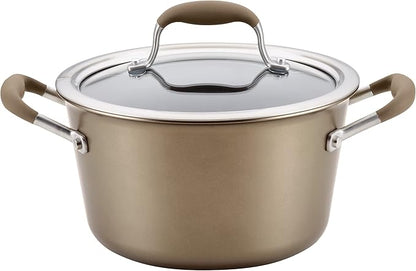Anolon Advanced Home Hard-Anodized Nonstick Tapered Sauce Pan/Saucepot