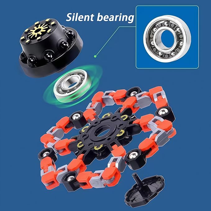 12pcs Transformable Fidget Spinners Children's Advanced Fidget Toys for Stress Relief Ideal Fidget Spinners for Sensory Toys for Boys and Girls with Autism，Party Favors