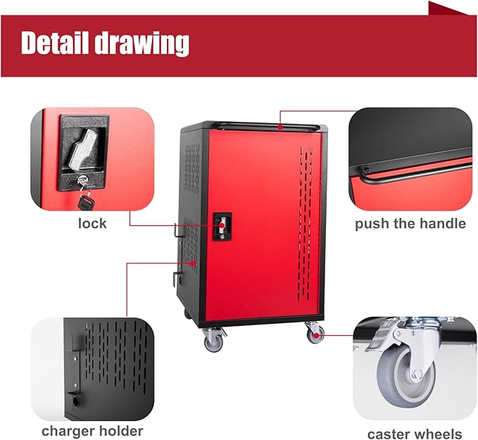 Thetilsy 32 Device Mobile Charging Station
