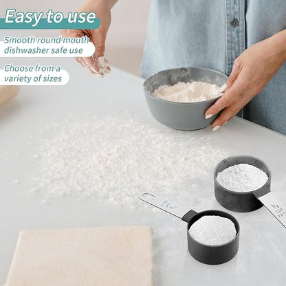 Measuring Cups Set Measuring Spoons Set, Nesting Measure Cups