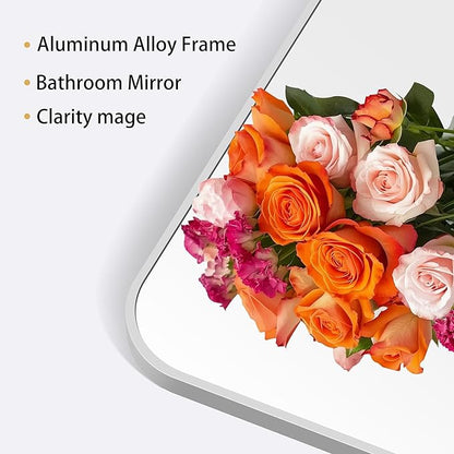 42" x 42"Bathroom Mirror, Decorative Rectangular Vanity Mirror