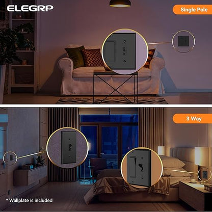 ELEGRP Digital Toggle Dimmer Switch