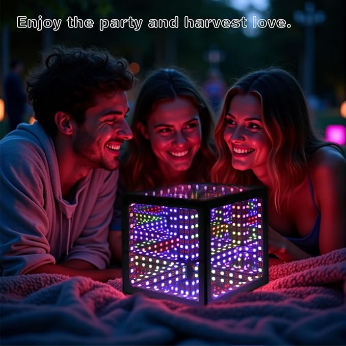 Heepulor Infinity Hyper Cube LED Light LED Controller