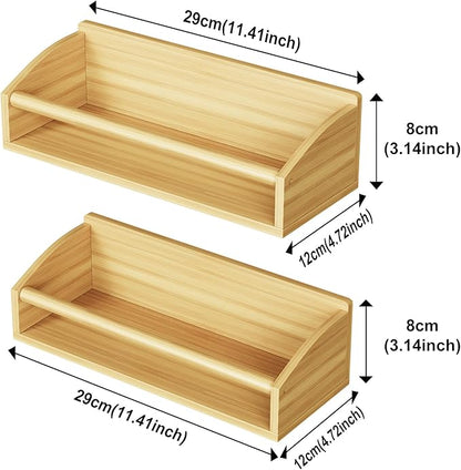 Mystozer 2 Pack Magnetic Spick Rack