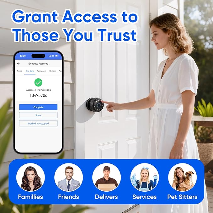 Smart Door Knob Fingerprint Door Lock
