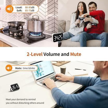 VOCOO Magnetic Kitchen Timer for Cooking
