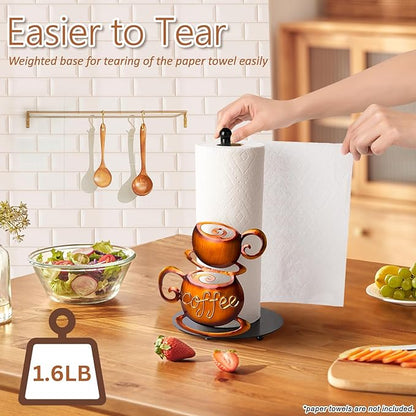 Standing Paper Towel Roll Holder Countertop