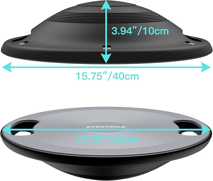 EVERYMILE Wobble Balance Board, Exercise Balance Stability Trainer Portable