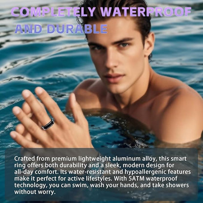 Activity Tracker Ring for Men – Smart Ring
