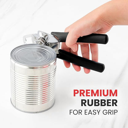 Zulay Kitchen Heavy Duty Stainless Steel Manual Can Opener – Ergonomic Soft