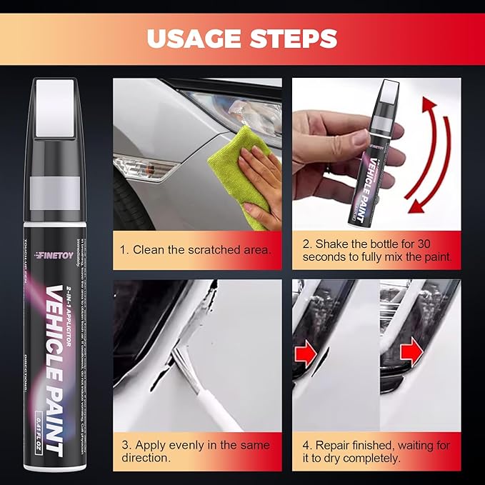 Brilliant Bronze Metallic(UCD) Touch up Paint for Subaru, Quick & Easy Fix for Car Scratches, 2 in 1 Car Touch up Paint with Pen Tip and Brush, Auto Scratch Repair Pen with Exact Color Match