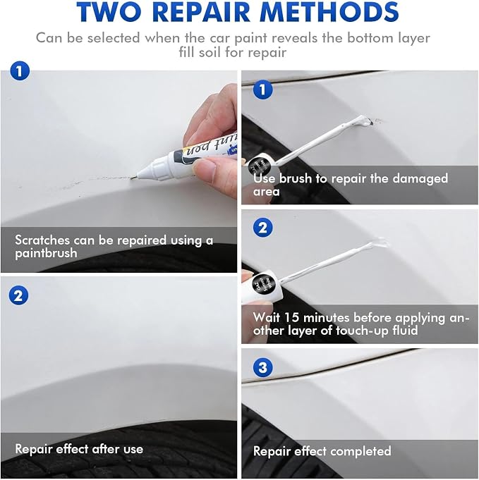 GXD/WA130H Moonstone Gray Metallic/Sterling Gray Metallic Touch Up Paint Compatible with Buick, DIY Car Paint Scratch Repair, Automotive Paints, Quick & Easy Fix Scratch Repair for Enclave