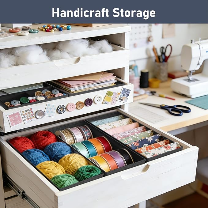 DIMJ Drawer Organizer Clothes Storage