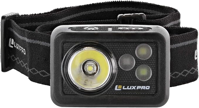 LUXPRO Waterproof LED Headlamp Bright 355 Lumens LP735