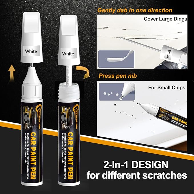 Grecian Water(8Y6) Car Touch Up Paint for Lexus, Color Accurate Car Paint Scratch Repair Pen Kit Quick & Easy Fix Vehicle Chips and Automotive Nicks Scuff