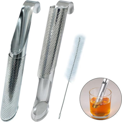 Waziaqoc 2 PCS Stainless Steel Tea Diffuser, Extra Fine Mesh Tea Strainer