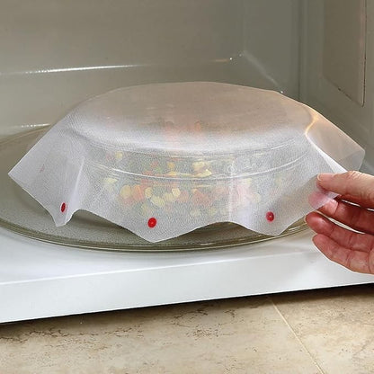 Microwave Spatter Screen, Non-Stick Mesh, Folds Flat, 13 Inch Splatter Guard
