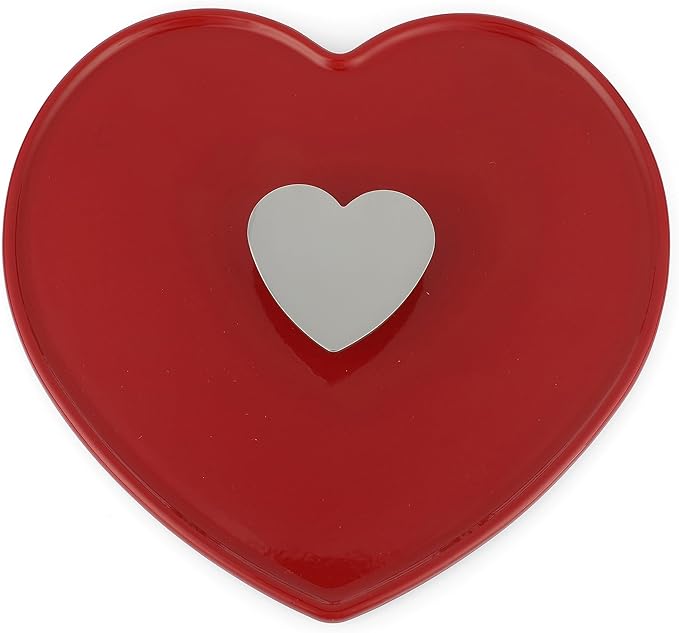 Martha Stewart Heart Shaped Enamel Cast Iron 2-Quart Dutch Oven