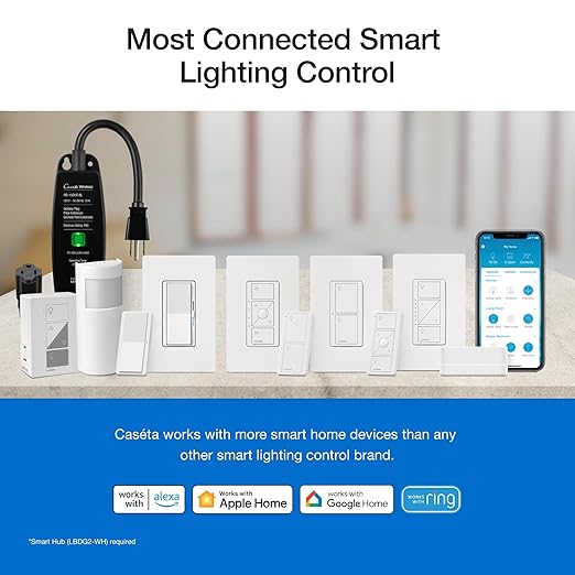 Lutron Claro Smart Switch 3-Way Kit
