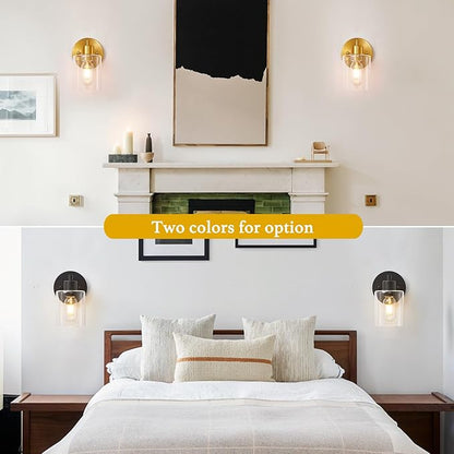 SOPEAS Brushed Gold Wall Sconce