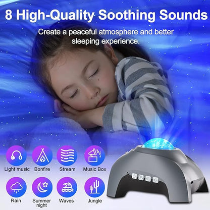 CIMELR Northern Lights Aurora Projector, Star Projector Music Bluetooth Speaker
