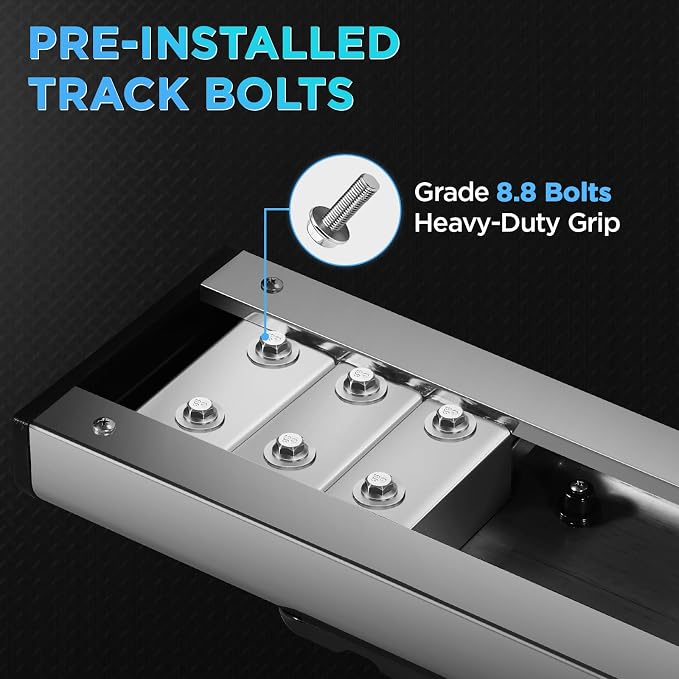 PZ 6.5" Running Boards Anti-Slip Side Steps Stainless Steel Compatible with 2015-2024 Ford F-150,2017-2024 F-250 F-350 F-450 F-550 Super Cab,500LBS No Drill Truck Running Boards Direct Fit Nerf Bar