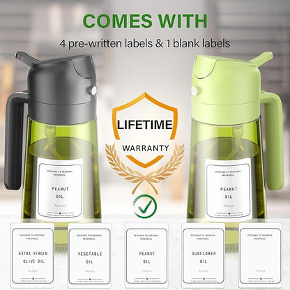 Vakoo 2 in 1 Oil Sprayer and Oil Dispenser