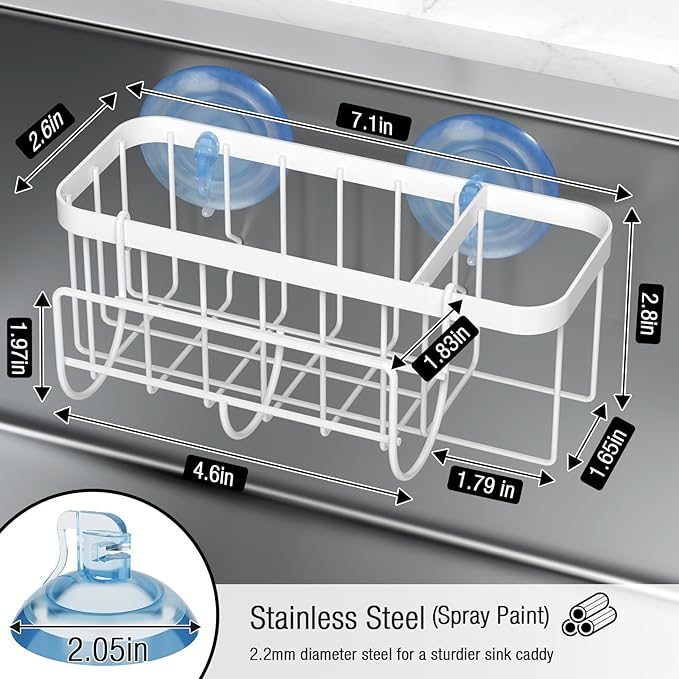 3-in-1 Kitchen Sink Caddy Organizer