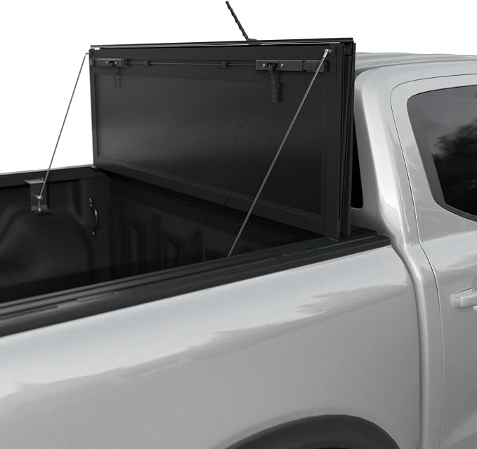 Toptiny Low Profile Flip Up Truck Bed Tonneau Cover Fits 2017-2026 Ford F-250/F-350 Super Duty 6.75' Bed (82")