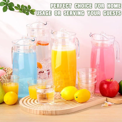 Didaey 4 Pcs Acrylic Water Pitcher