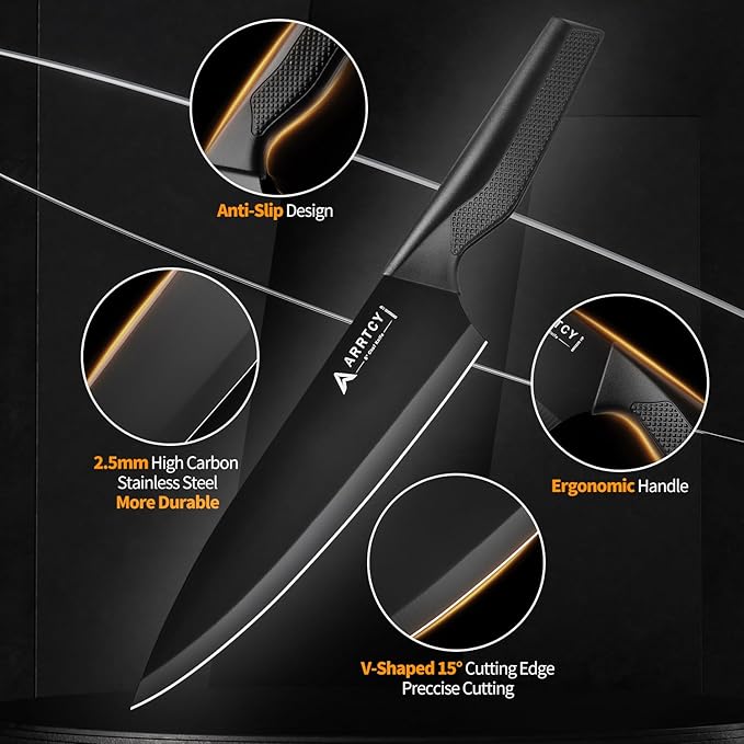 Knife Set with Block