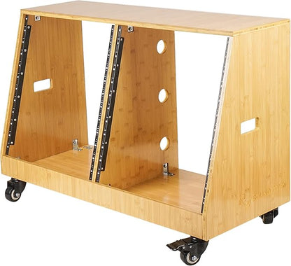 Sound Town DIY 2 x 12U Slanted Studio Rack