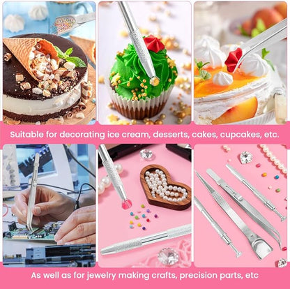 4 PCS Sprinkles Tools for Cake Decorating, Sprinkle Pen Pearl Grabber