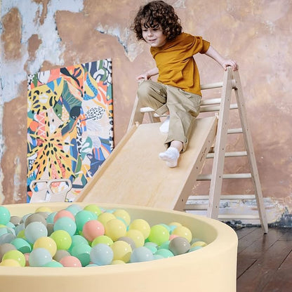 Realhaha Ball Pit Balls 50 100 200 500 Play Balls Plastic Balls for Baby Girls Toddlers Kids Play Tent Pool Playhouse Playpen Party Decoration