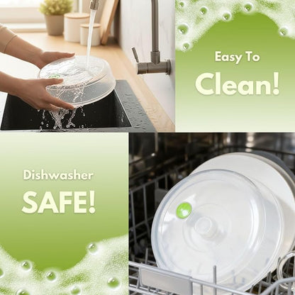 Flexzion Microwave Plate Covers Set of 5