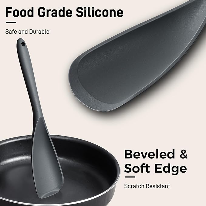 3 PACK Silicone Cooking Spatula Spoons